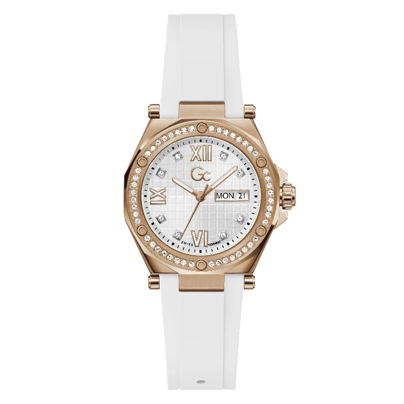 Gc Legacy Lady Ladies Silver Watch Z20006L1MF