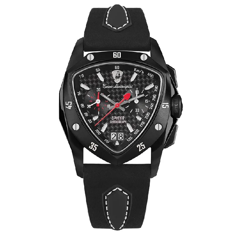 Tonino Lamborghini Men's Chronograph Watch New Spyder Black TLF-A13-5