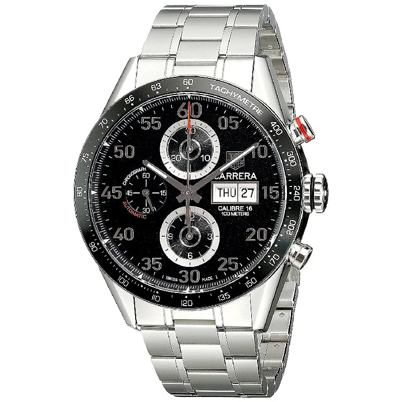 Tag Heuer Men's CV2A10.BA0796 Carrera Automatic Chronograph Stainless Steel Watch