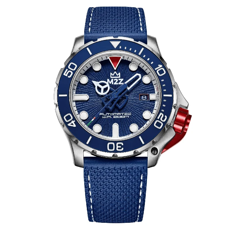 M2Z Men's Watch Diver 200 Blue 200-007