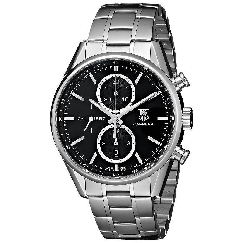 Tag Heuer Men's CAR2110.BA0724 Carrera Chronograph Automatic Stainless Steel Watch