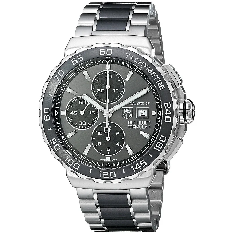 Tag Heuer Men's CAU2010.BA0873 Formula One Chronograph Automatic Two-Tone Ceramic Watch