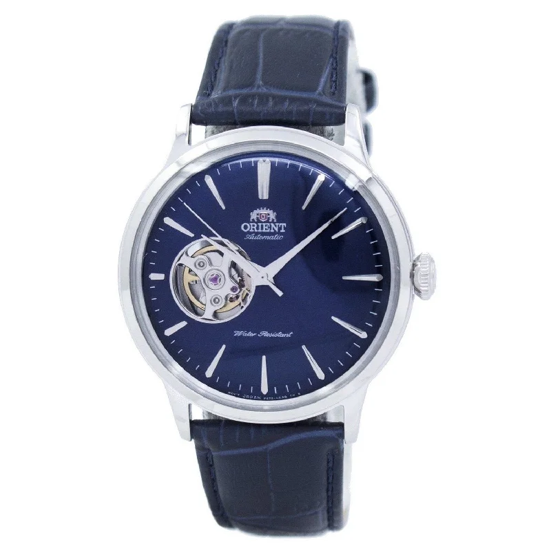 Orient Men's RA-AG0005L10B Esteem II Automatic Blue Leather Watch