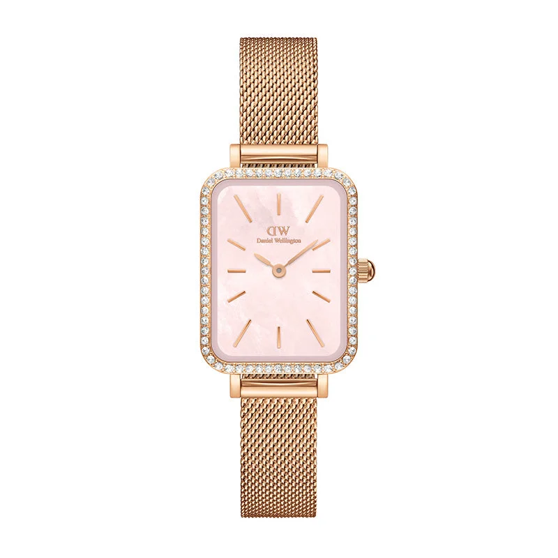 Daniel Wellington Quadro Ladies Pink Watch DW00100669