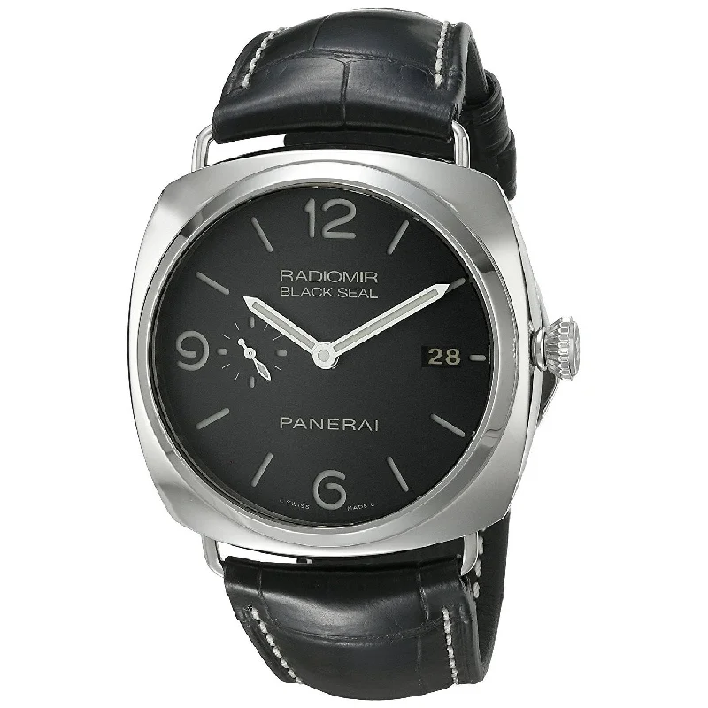 Panerai Men's PAM00388 Radiomir Black Seal Acciaio 3 Days Automatic Black Leather Watch