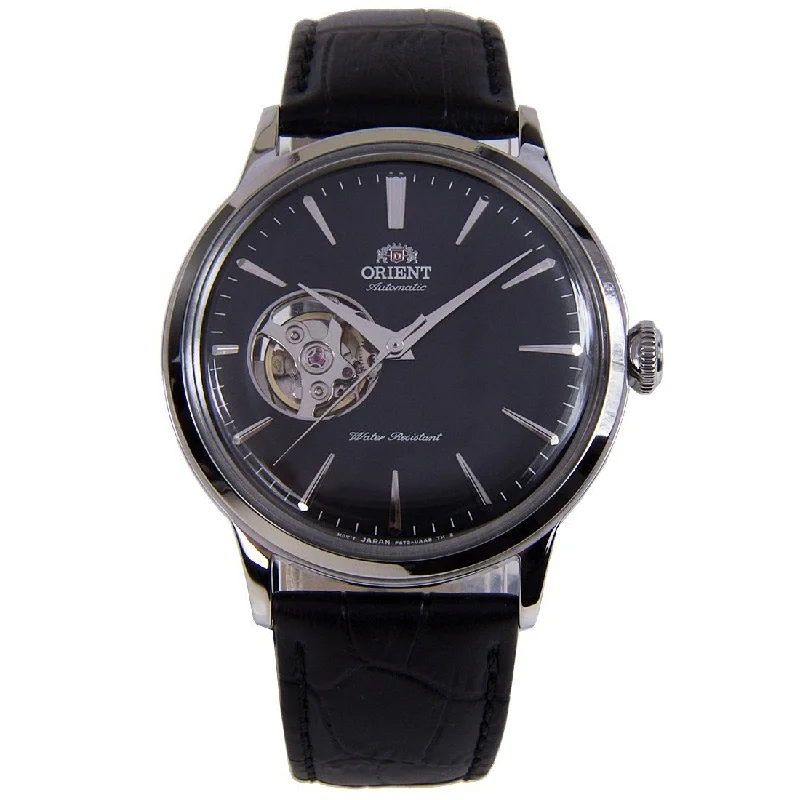 Orient Men's RA-AG0004B Esteem II Automatic Black Leather Watch