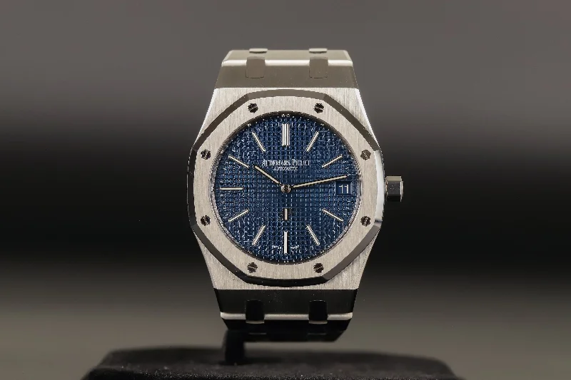 Audemars Piguet<br>16202ST Royal Oak Jumbo Blue Dial