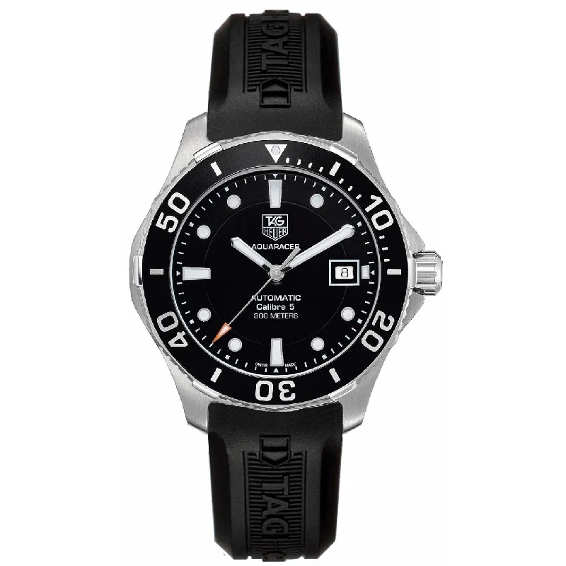 Tag Heuer Men's WAN2110.FT8010 Aquaracer Automatic Black Rubber Watch