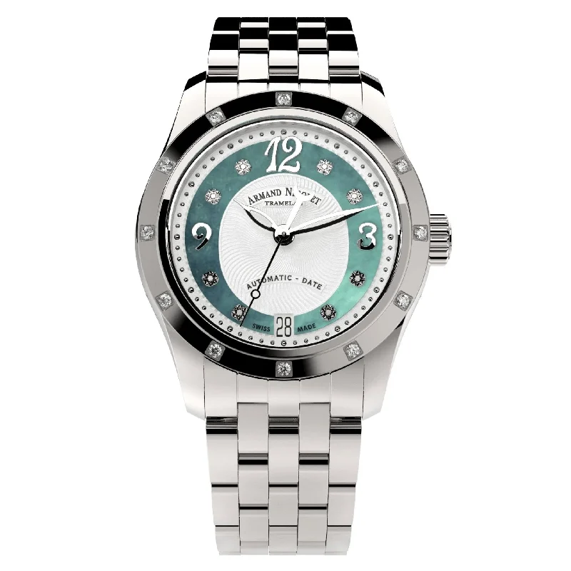 Armand Nicolet Ladies Watch M03-3 Diamond Green A151EAA-AV-MA150