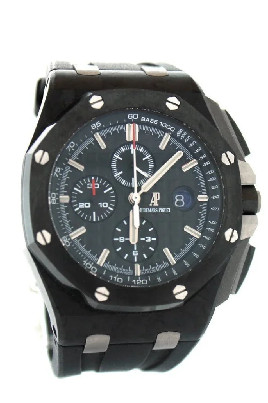 Audemars Piguet Royal Oak Offshore Prestige Sports Collection  Chronograph Carbon Mens Watch 26400AU.OO.A002CA.01