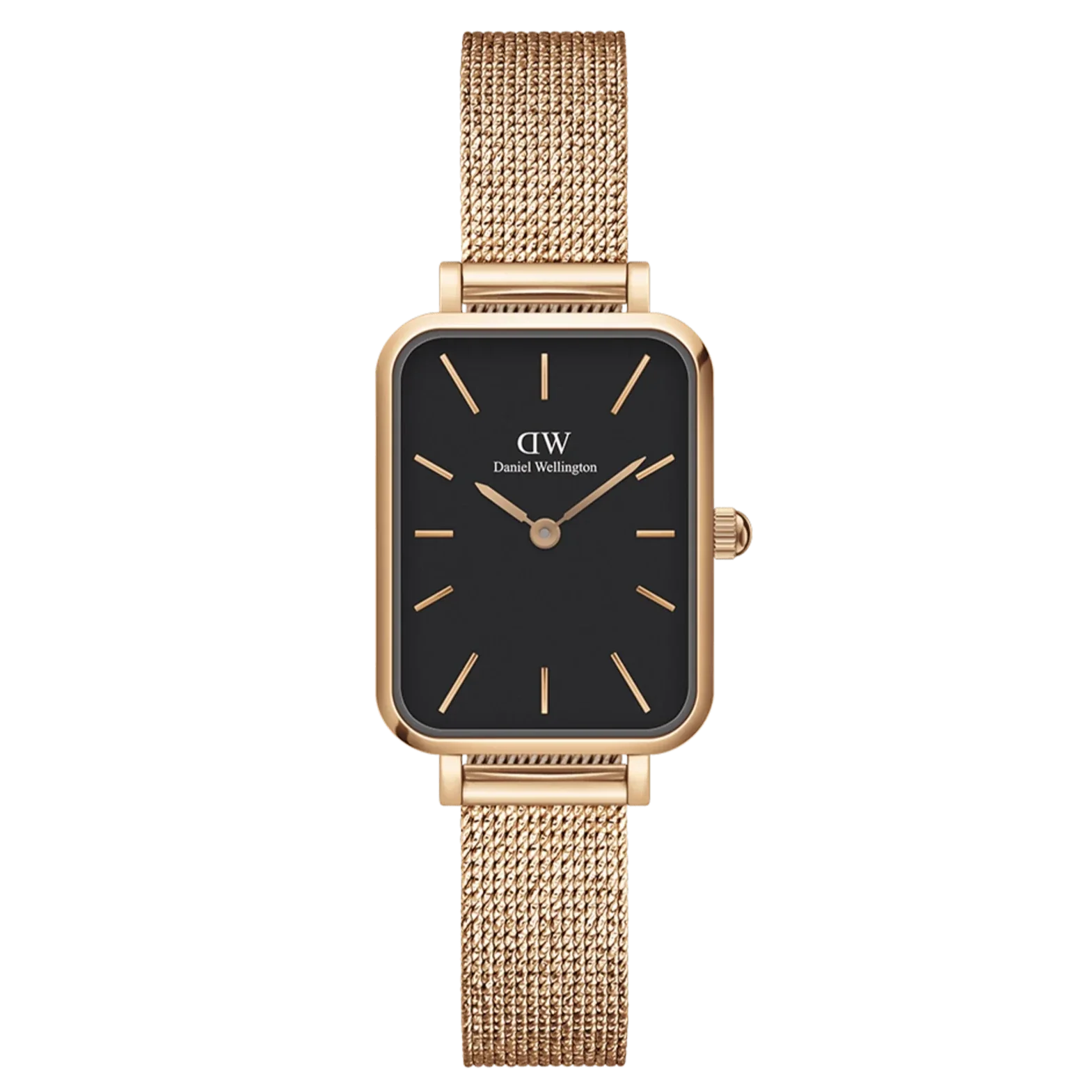 Daniel Wellington Ladies Rose Gold Quadro Watch DW00100432