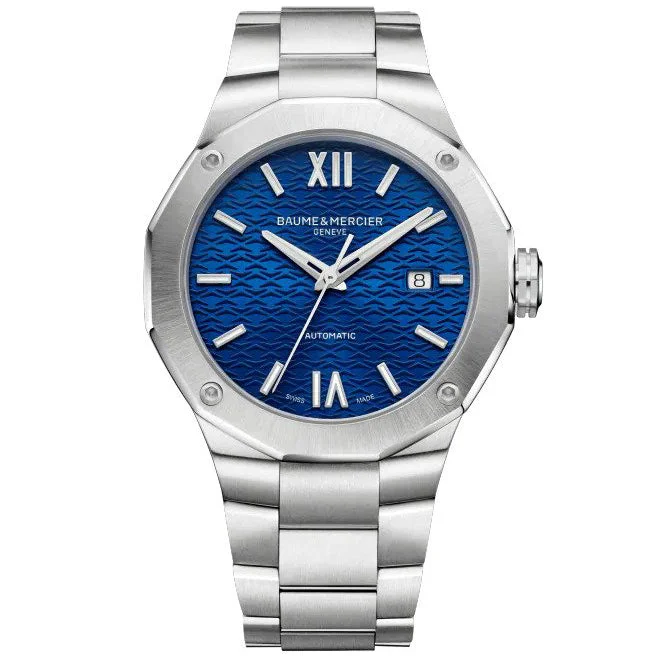 Baume & Mercier Men's Blue Riviera Watch 10620