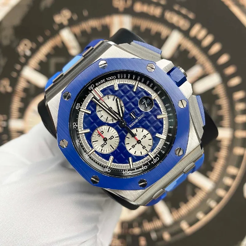 Audemars Piguet Limited Edition Royal Oak Offshore Chronograph 44mm 26400SO Blue Dial Pre-Owned