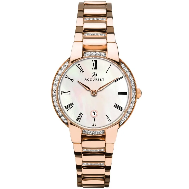 Accurist 8299 Ladies Rose Gold Watch