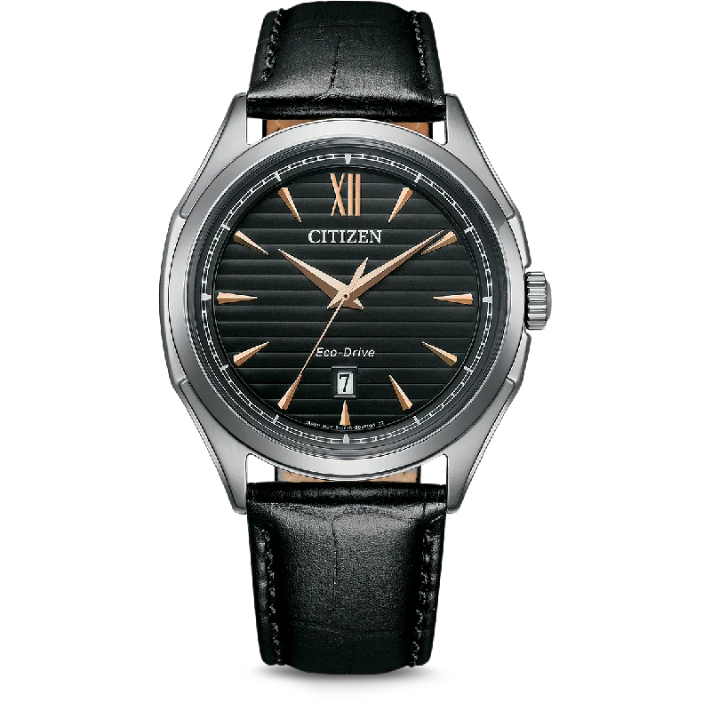 Citizen Eco-Drive Men's Watch Black AW1750-18E