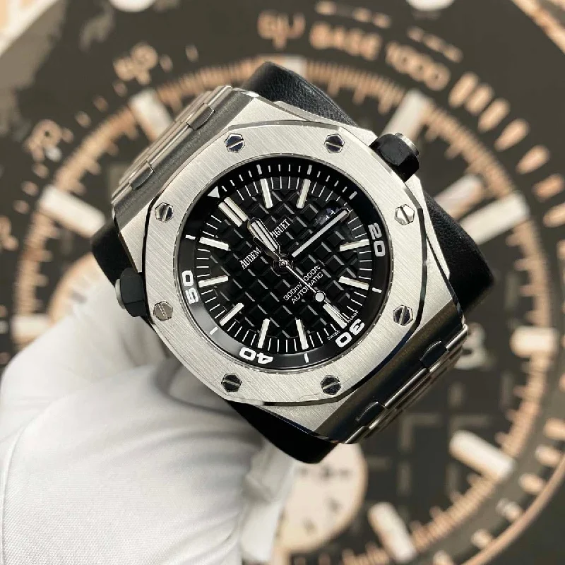 Audemars Piguet Royal Oak Offshore Diver 42mm 15710ST Black Dial Pre-Owned