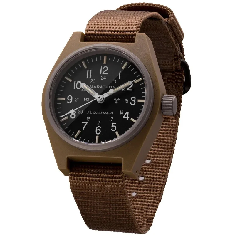 Marathon General Purpose Mechanical (GPM) - 34mm US Government Marked Desert Tan WW194003DT