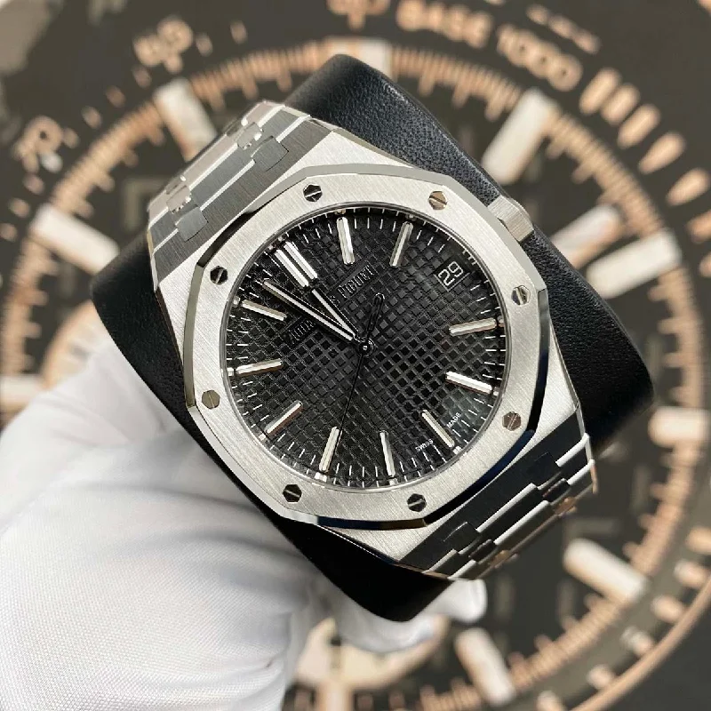 Audemars Piguet Royal Oak Self-Winding 41mm 15510ST.OO.1320ST.07 Black Dial Pre-Owned