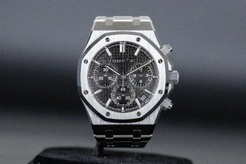 Audemars Piguet<br>26240ST Royal Oak Chronograph Flyback Black Dial