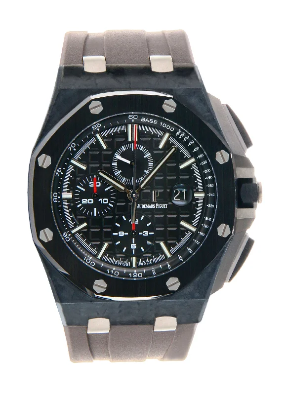 AUDEMARS PIGUET 44MM (B+SP)  ROYAL OAK OFFSHORE #26400AU.OO.A002CA.01 (SERVICED AT AP IN 2018)