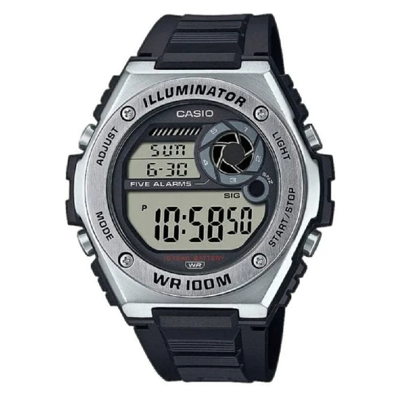 Casio Men's Watch Digital  Illuminator WR100M Black C