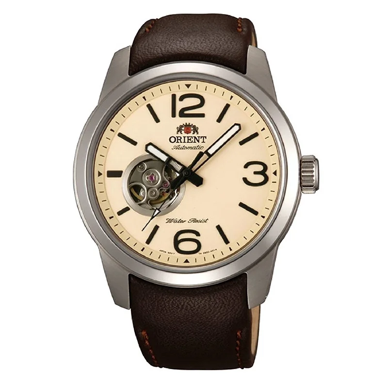 Orient Men's FDB0C005Y0 Scout Automatic Brown Leather Watch