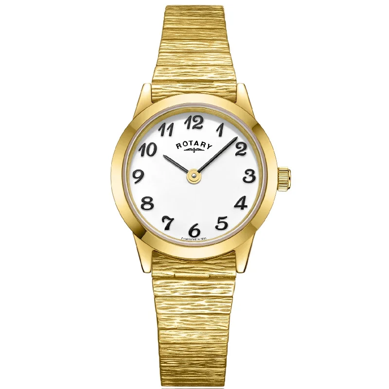 Rotary Core Ladies White Watch LB00762