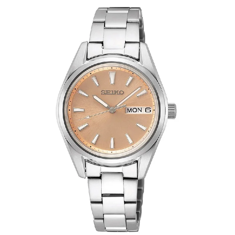 Seiko Ladies Rose Gold Classic Watch SUR351P1