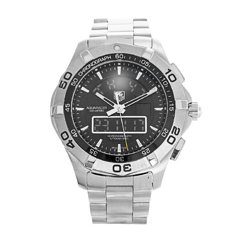 Tag Heuer Men's CAF1010.BA0821 Aquaracer Analog-Digital Stainless Steel Watch