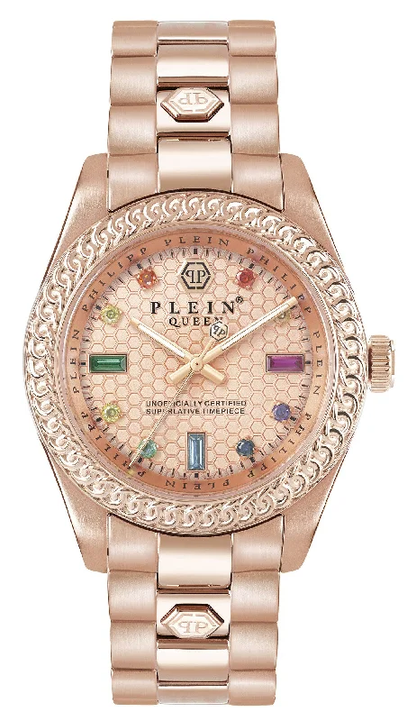 Philipp Plein Ladies Watch 36mm Queen Rose Gold PWDAA0821