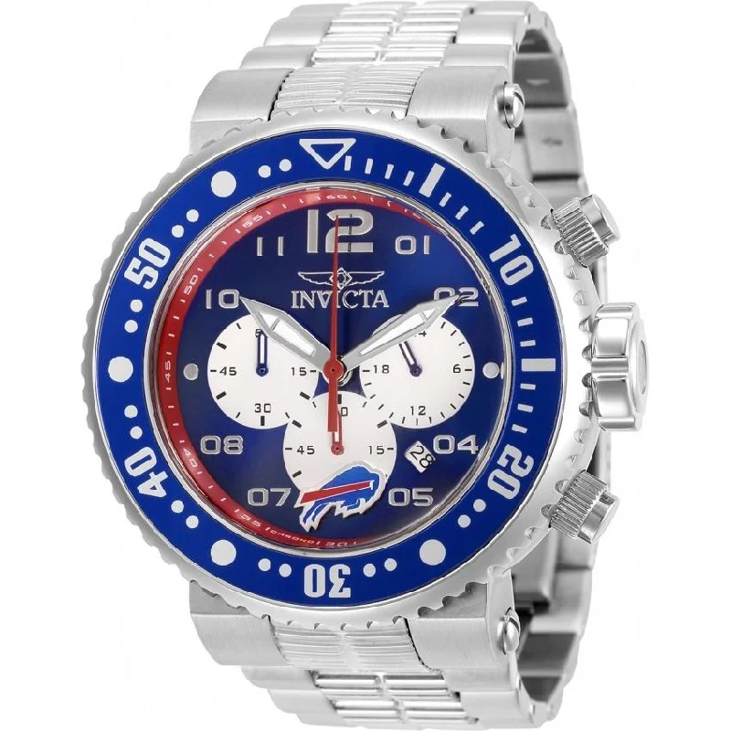 Invicta Men's 30258 NFL Bills Stainless Steel Watch