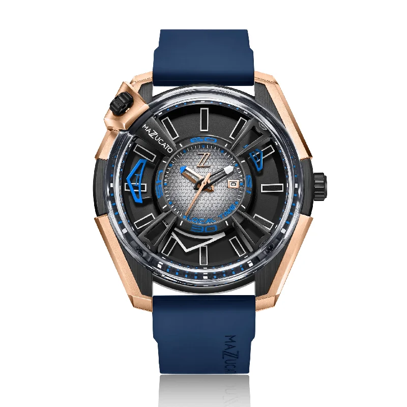 Mazzucato Watch Automatic LAX Limited Edition Dual Time 02-RG