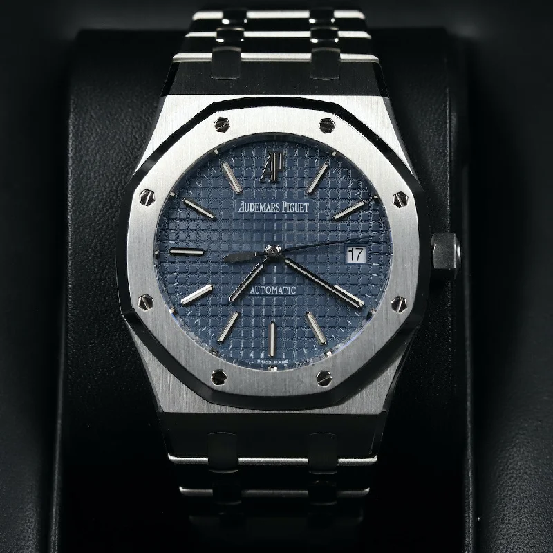 Audemars Piguet<br>15300ST Royal Oak Blue Dial