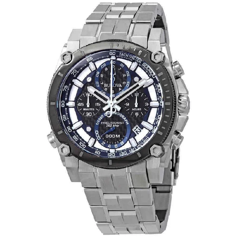 Bulova Men's 98B316 Precisionist Chronograph Stainless Steel Watch