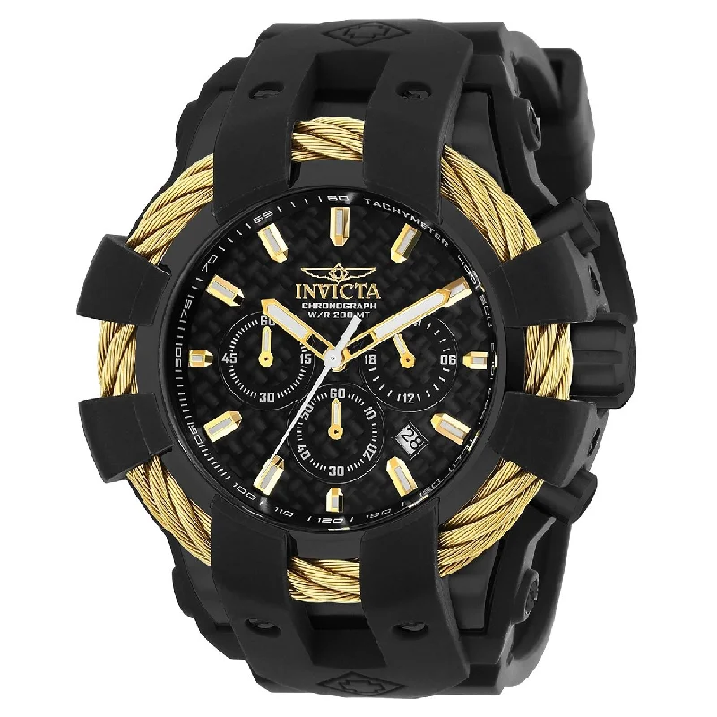 Invicta Men's 23866 Bolt Black Silicone Watch