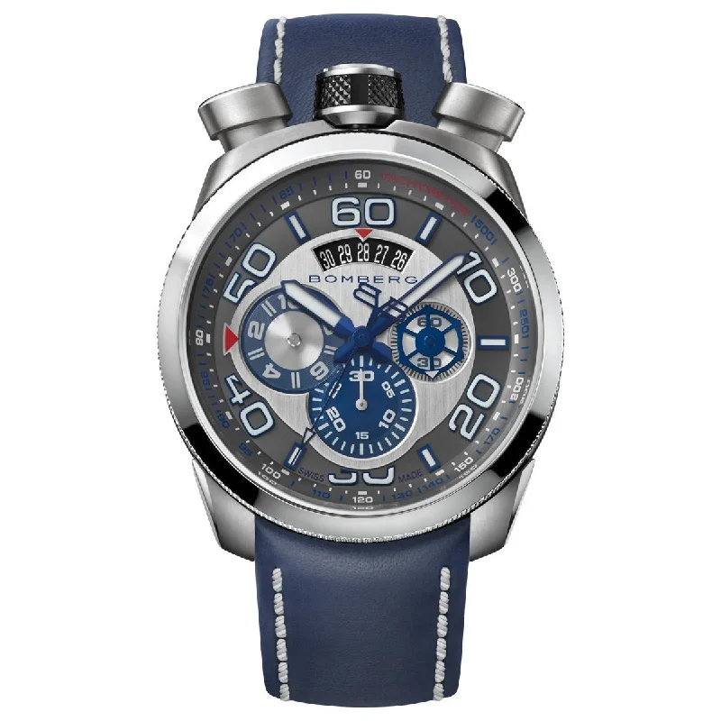 Bomberg Men's Chronograph Watch BOLT-68 Blue BS45CHSS.007.3