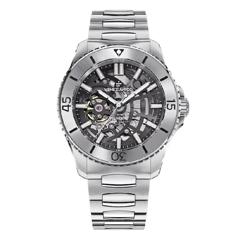 Venezianico Automatic Watch Nereide UltraLeggero Skeleton Canova Bracelet 3921503C