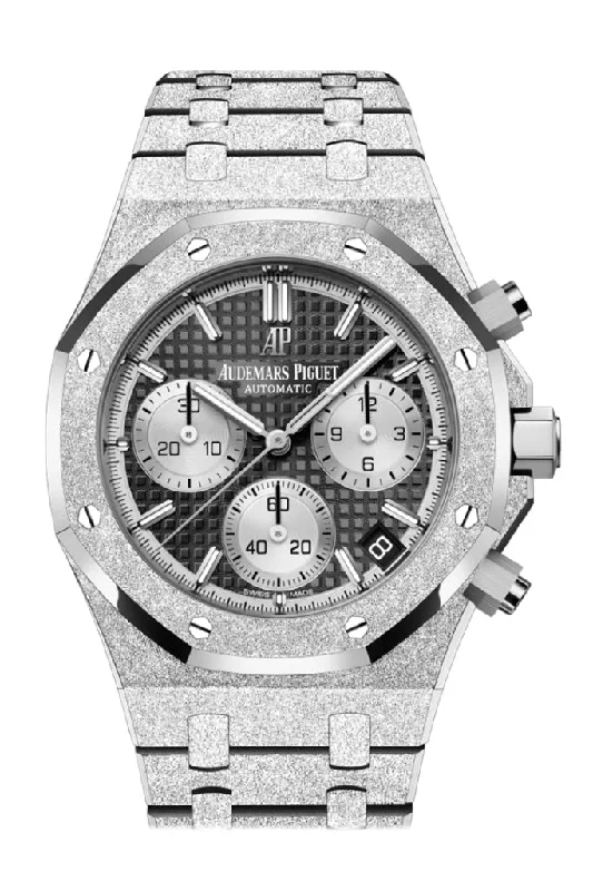 Audemars Piguet Royal Oak 41 Chronograph Black Dial White Gold Frosted Gold 26239BC.GG.1224BC.02 DCM