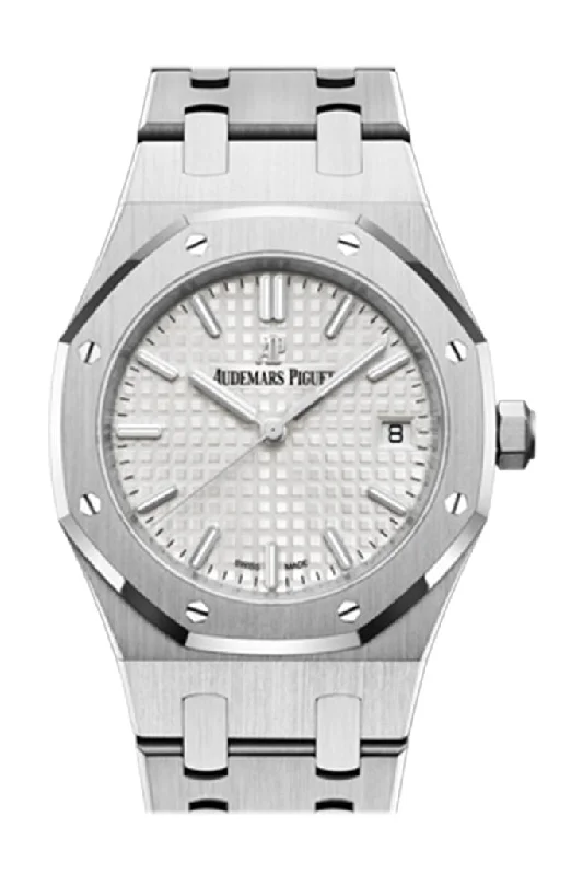 Audemars Piguet Royal Oak 34 Silver Dial Stainless Steel Watch 77350ST.OO.1261ST.01