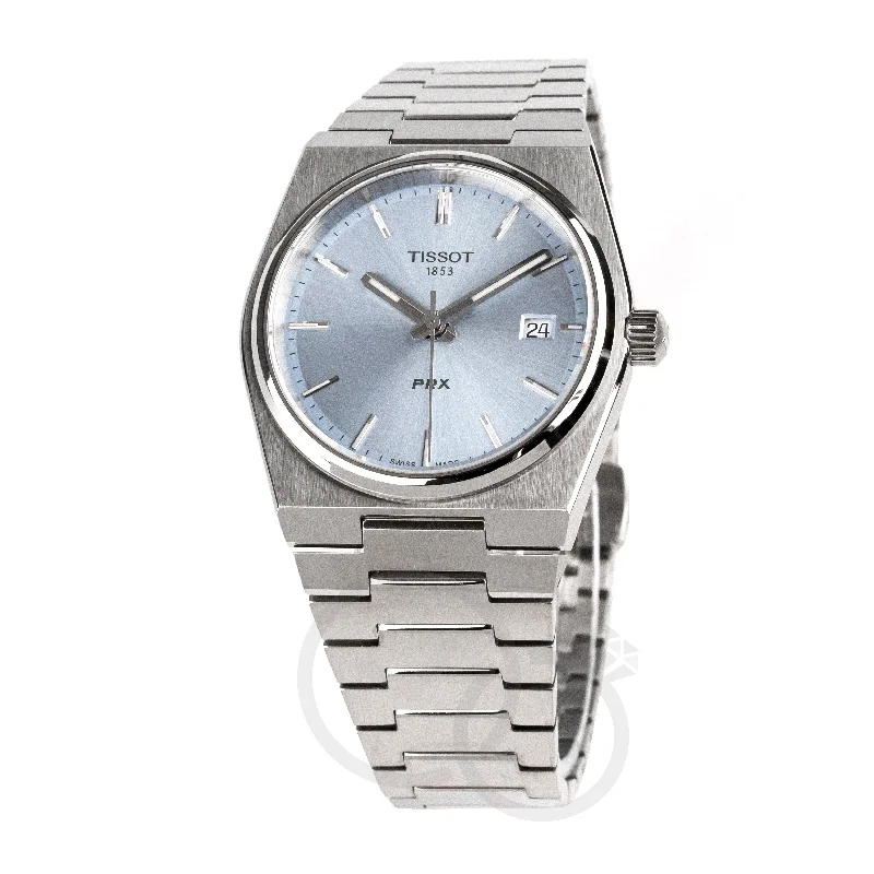 Tissot Prx 35Mm Unisex Light Blue Watch T1372101135100