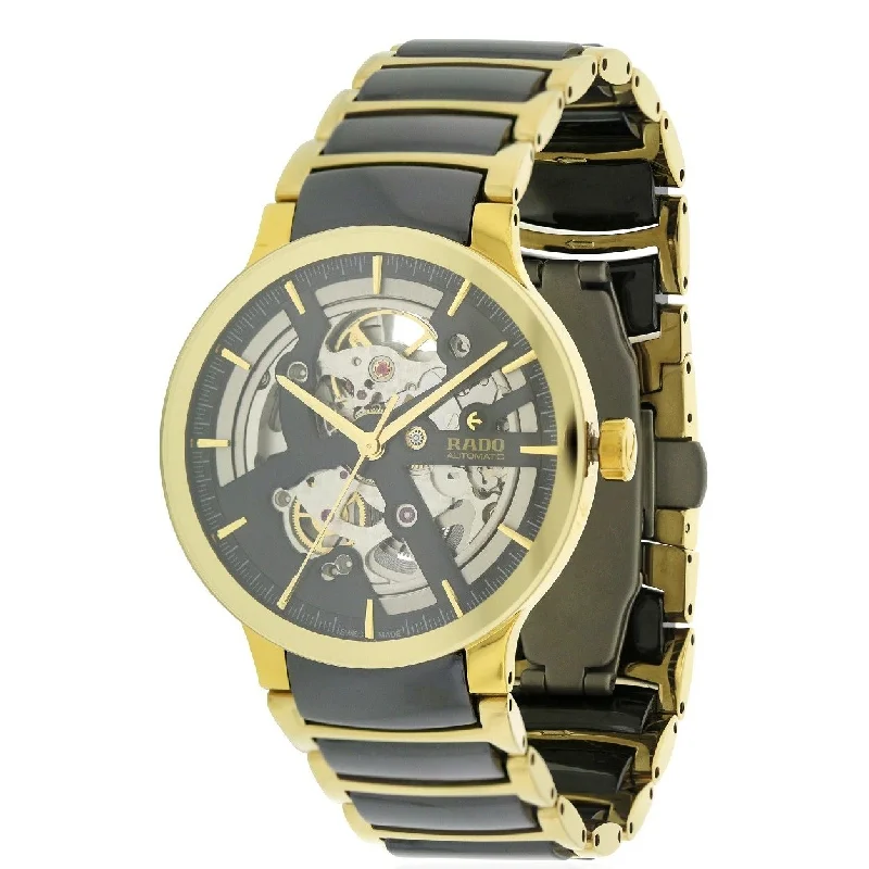 Rado Men's R30180162 Centrix Skeleton Automatic Two-Tone Stainless steel and Ceramic Watch