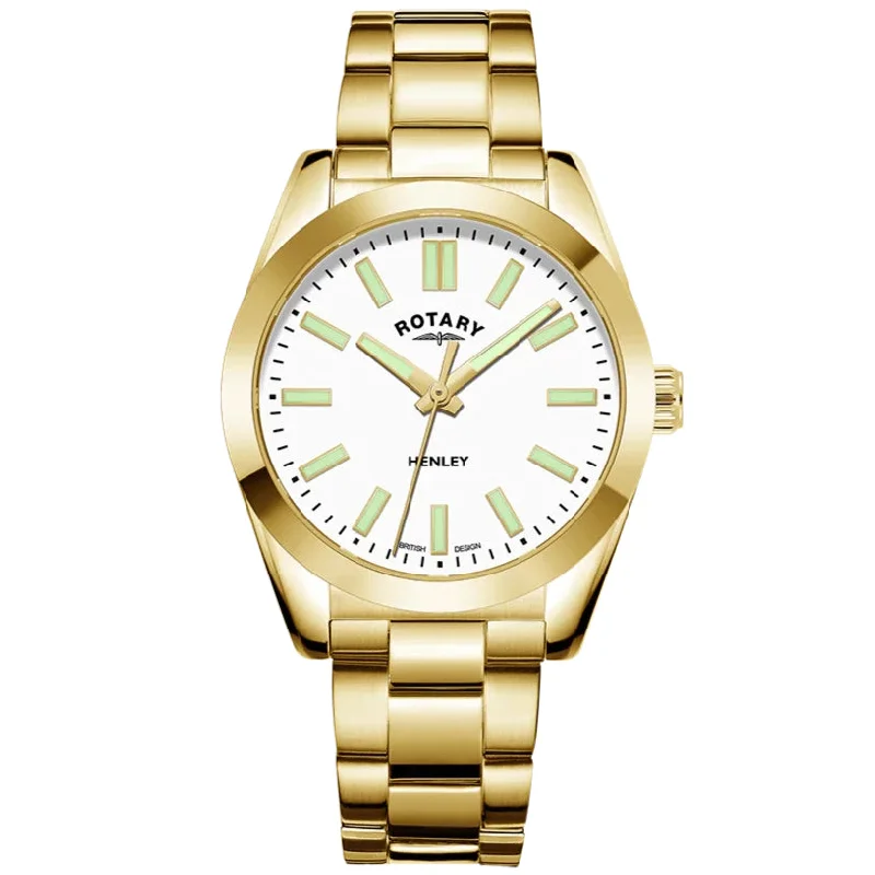 Rotary Henley Ladies Gold Watch LB05283/29