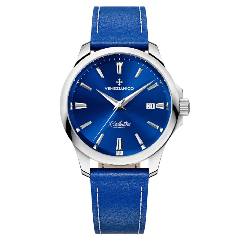 Venezianico Automatic Watch Blue Leather Redentore 40 1221502