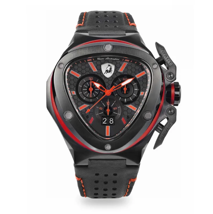 Tonino Lamborghini Spyder X Chronograph Red Black PVD T9XA