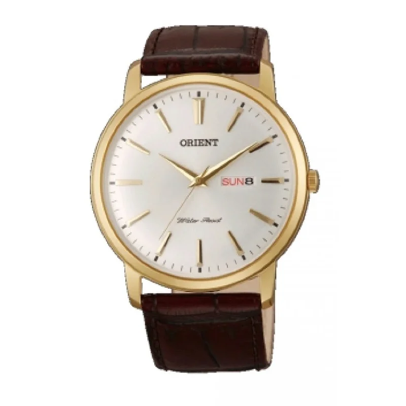 Orient Men's FUG1R001W6 Capital Brown Leather Watch