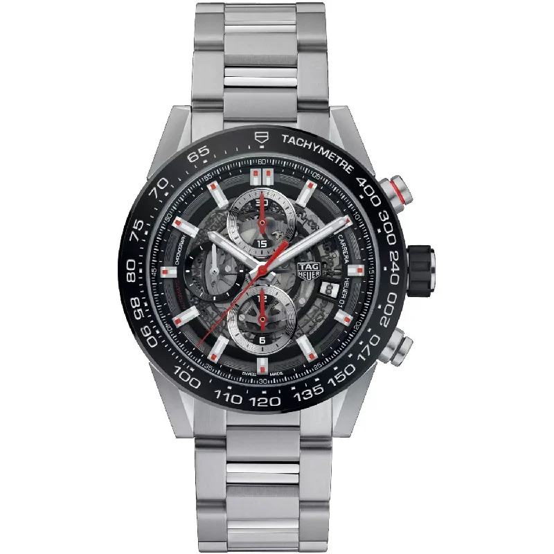 Tag Heuer Men's CAR201V.BA0714 Carrera Chronograph Automatic Stainless Steel Watch