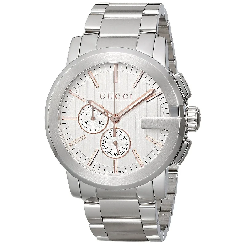 Gucci Men's YA101201 G-Chrono Chronograph Stainless Steel Watch