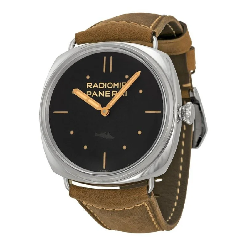 Panerai Men's PAM00425 Radiomir SLC 3 Days Hand Wind Brown Leather Watch