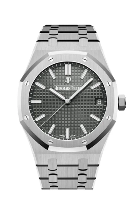 Audemars Piguet Royal Oak 41 Grey Dial Watch 15500ST.OO.1220ST.02 DCM