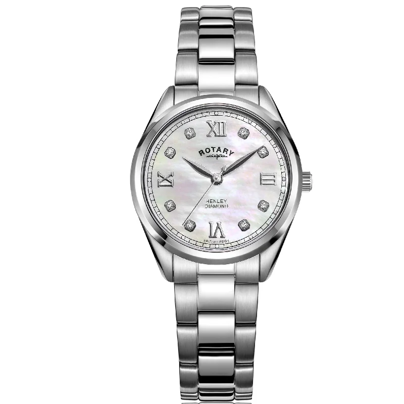 Rotary Henley Ladies White Watch LB05110/07/D